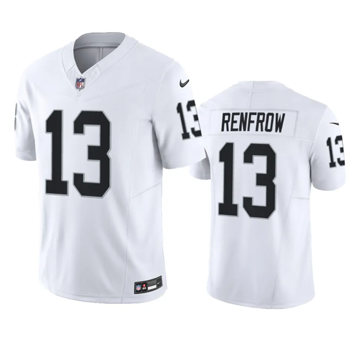 Las Vegas Raiders #13 Hunter Renfrow White 2023 F.U.S.E Vapor Untouchable Stitched Football Jersey